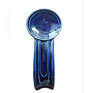 New Fiesta Ceramic Spoon Rest Cobalt Blue